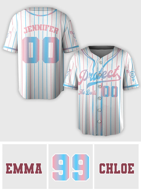 Protect The Dolls – Personalisiertes Baseballtrikot zur Unterstützung der LGBTQ+-Community