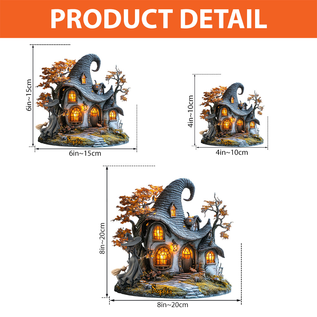 Hatspire Hollow - Personalized Witch Custom Shaped Acrylic Plaque