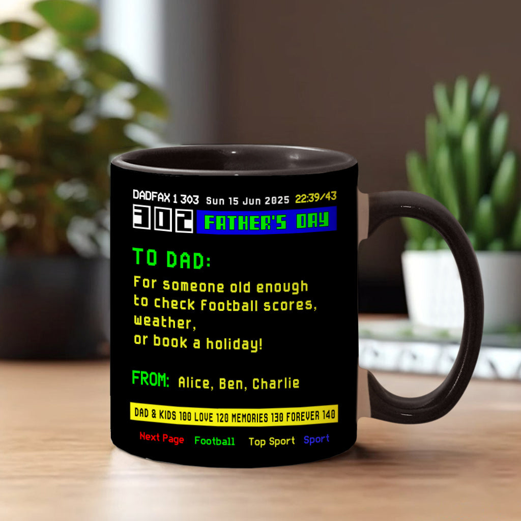 World's Best Dad - Personalized Father Accent Mug