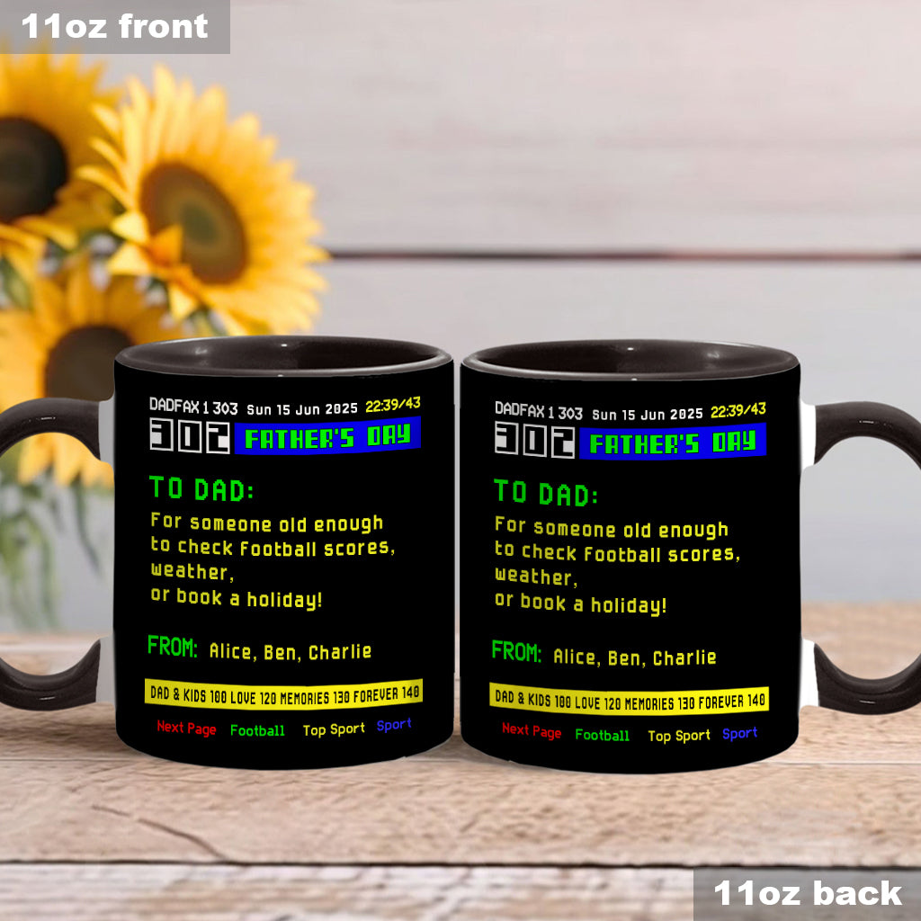 World's Best Dad - Personalized Father Accent Mug