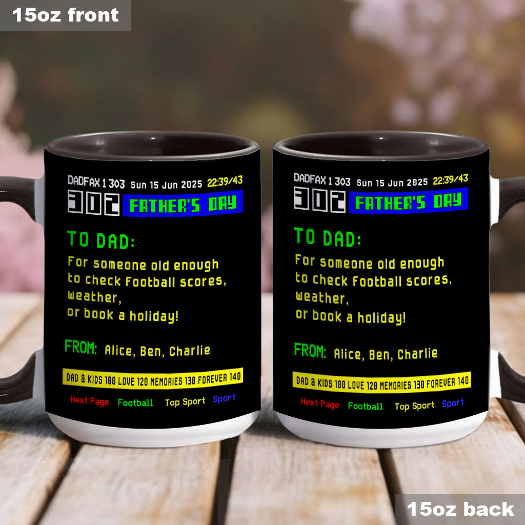 World's Best Dad - Personalized Father Accent Mug