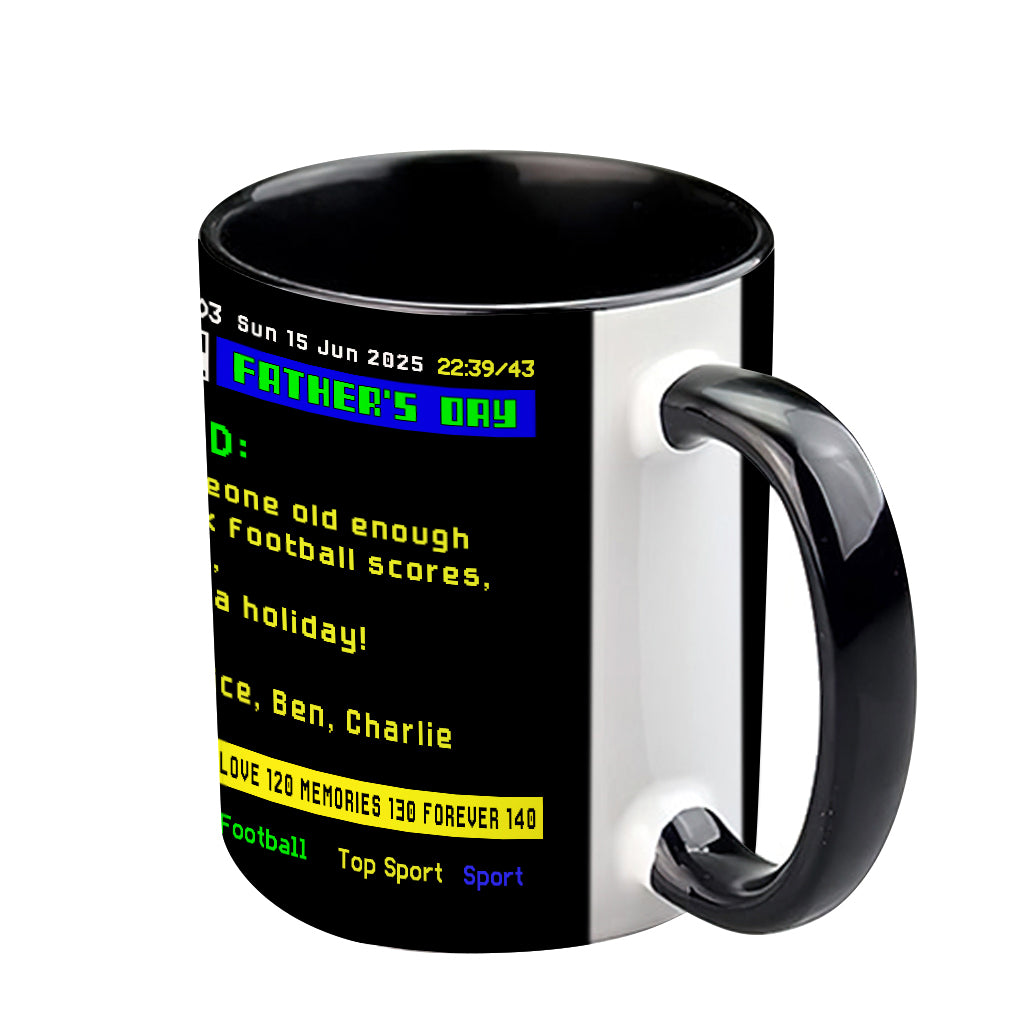 World's Best Dad - Personalized Father Accent Mug