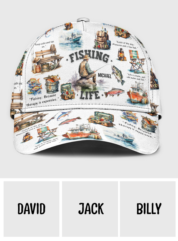 Love Fishing - Personalized Fishing Classic Cap