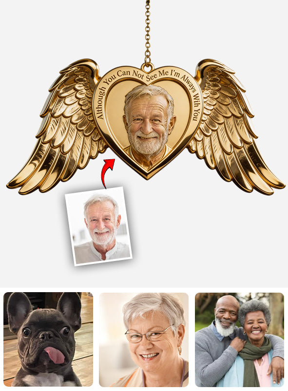 Erinnerungsgeschenk, Ich bin immer bei dir – Personalisierter Autoanhänger zur Erinnerung