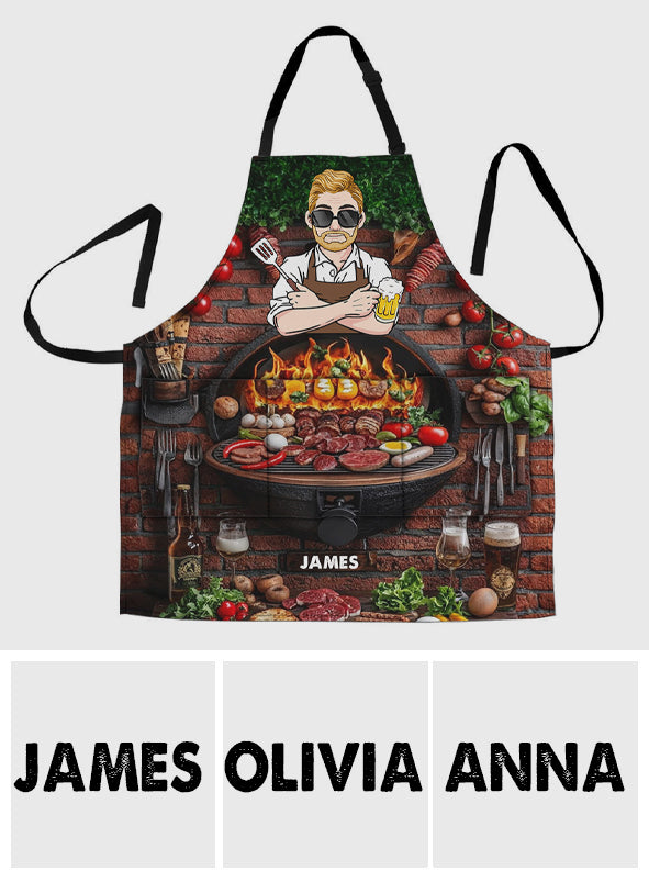 The Grillfather - Personalized Father Apron