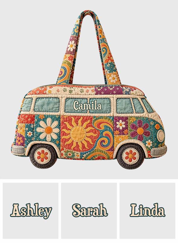Free Soul - Personalized Hippie Custom Shape Tote Bag