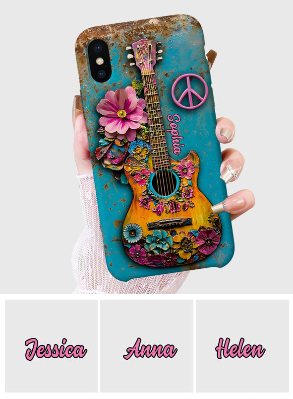 Coque de téléphone personnalisée Hippie Soul - Motif hippie intégral