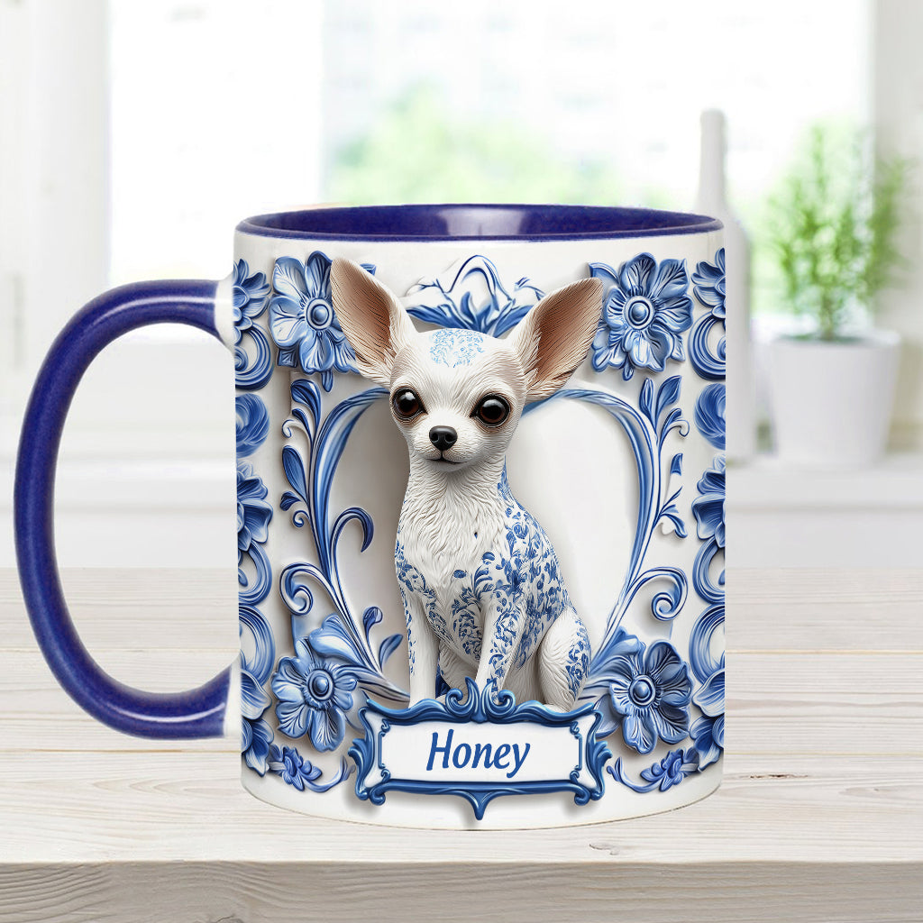 Cute Chihuahua - Personalized Dog Accent Mug