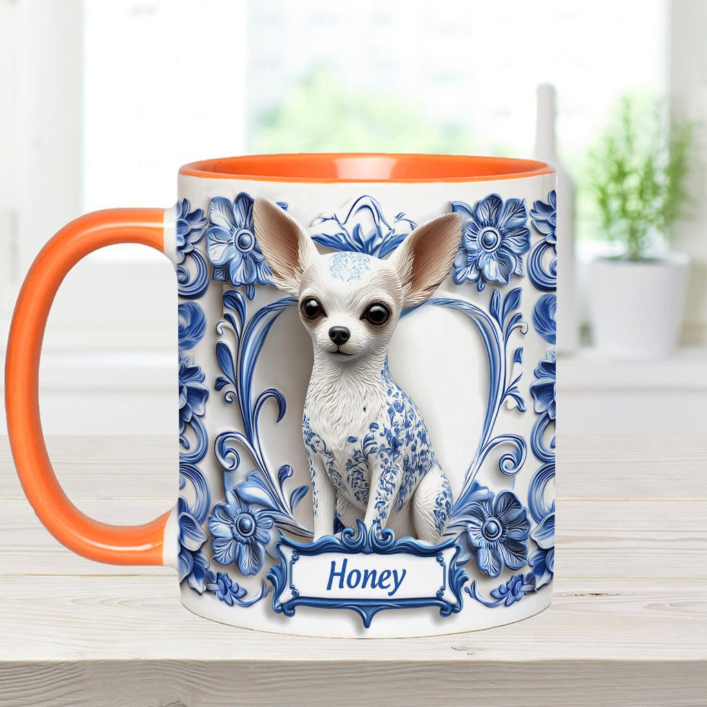 Cute Chihuahua - Personalized Dog Accent Mug