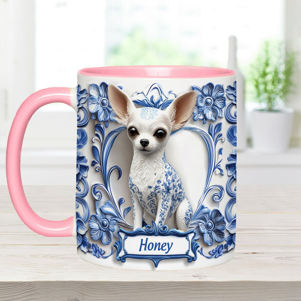 Cute Chihuahua - Personalized Dog Accent Mug