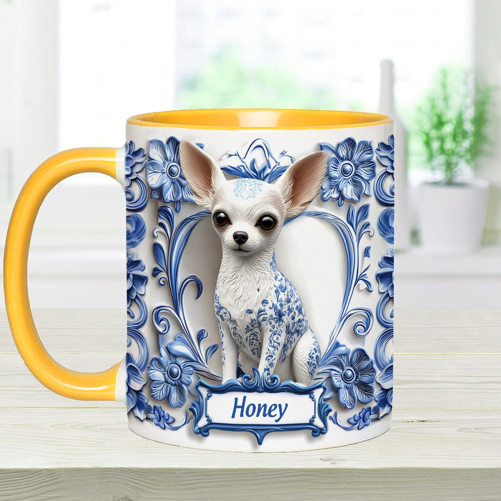 Cute Chihuahua - Personalized Dog Accent Mug
