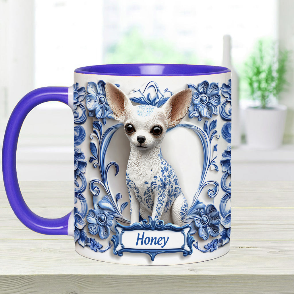 Cute Chihuahua - Personalized Dog Accent Mug