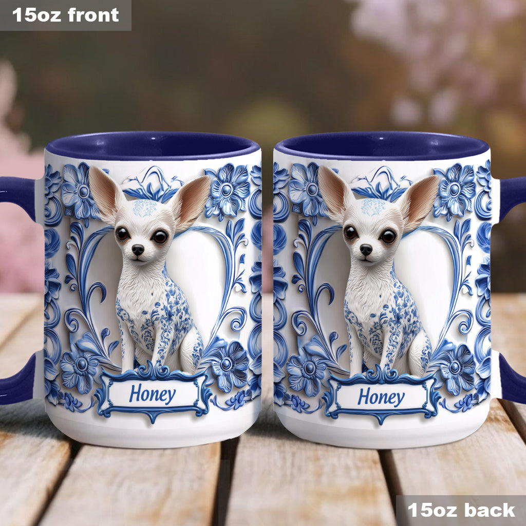 Cute Chihuahua - Personalized Dog Accent Mug