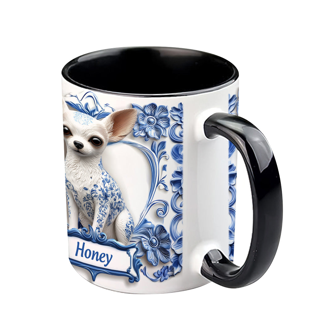 Cute Chihuahua - Personalized Dog Accent Mug