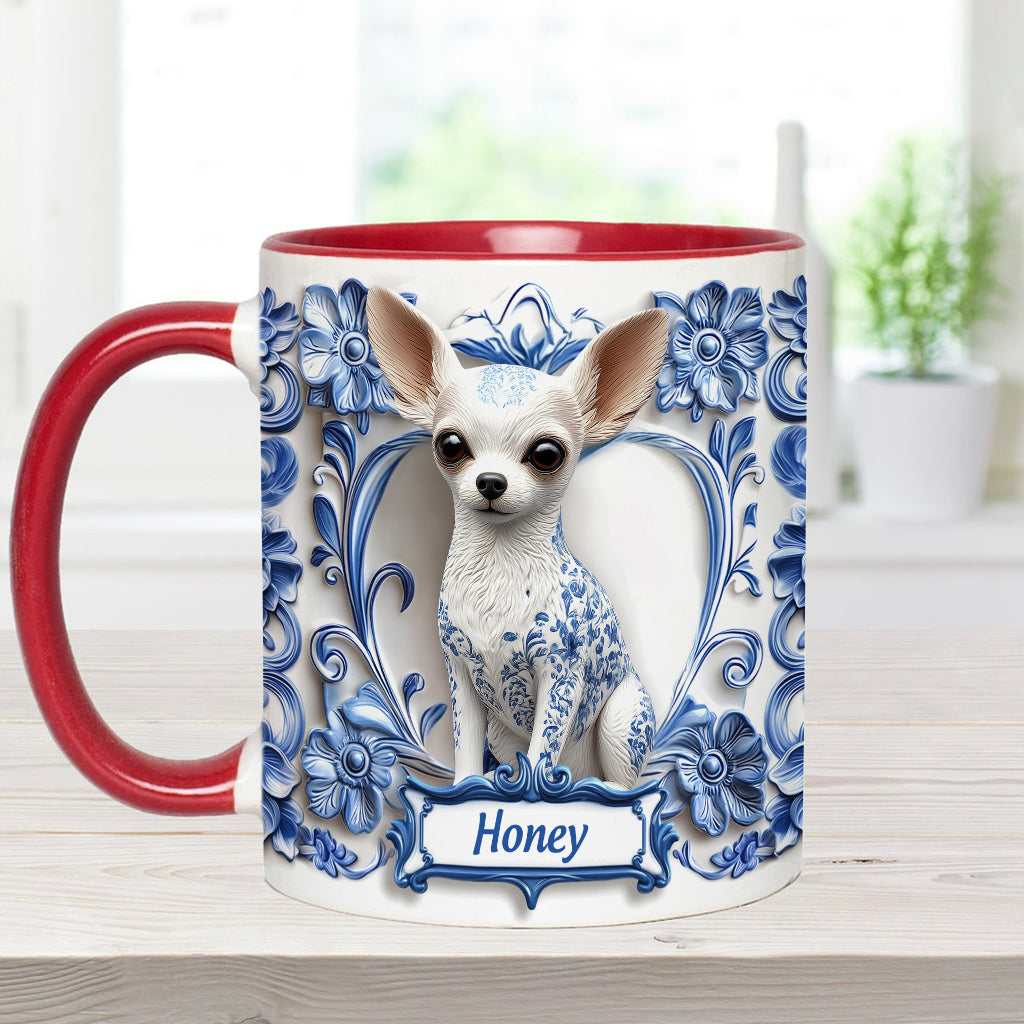Cute Chihuahua - Personalized Dog Accent Mug