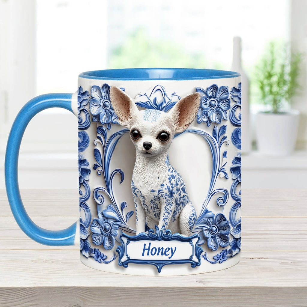 Cute Chihuahua - Personalized Dog Accent Mug