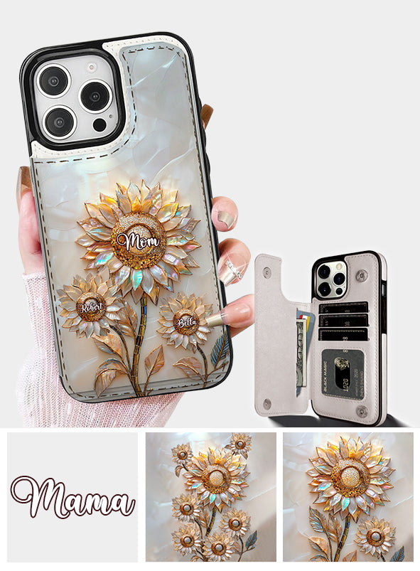 Happy Mother's Day - Personalized Mother Foldable Wallet Phone Case