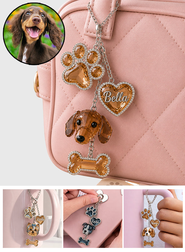 Personalisierte Foto-Anhänger für Hunde - Individuelle Charms
