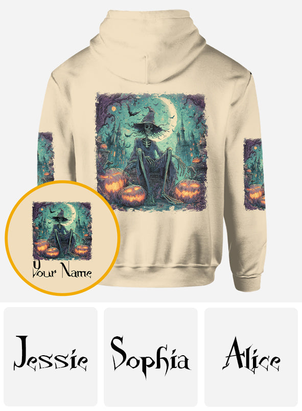 Town Of Halloween - Personalized Witch All Over Shirt