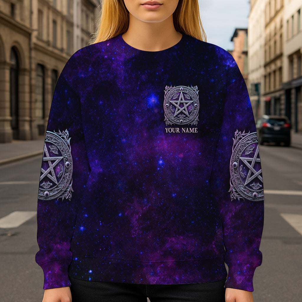 Witch Symbol - Personalized Witch All Over Shirt