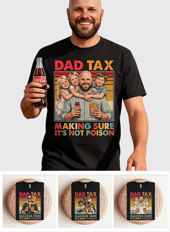 Lustiges Papa-Steuer - Personalisierte Vater T-Shirt und Hoodie