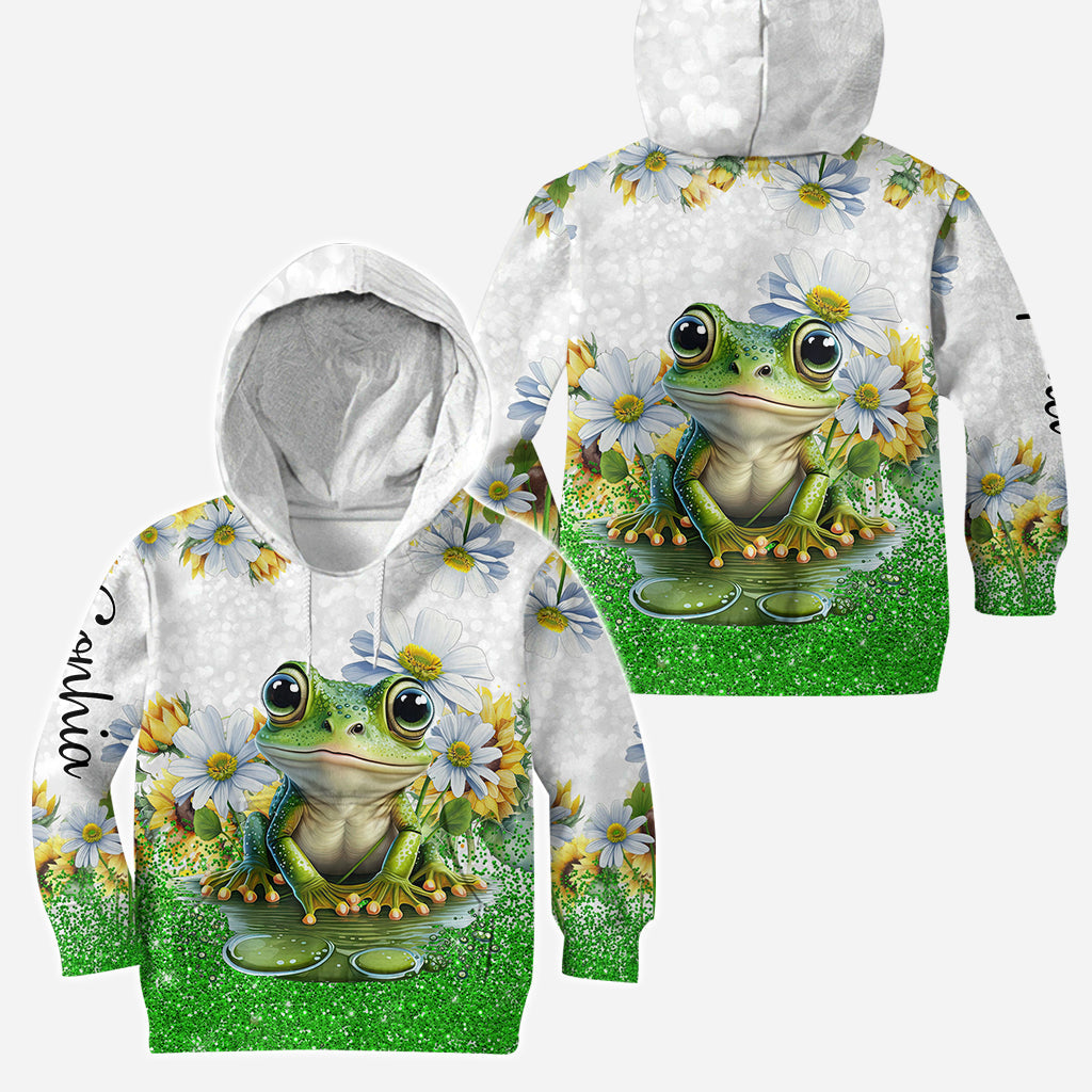 Just A Girl Who Loves Frogs - Personalized Frog Hoodie and Leggings