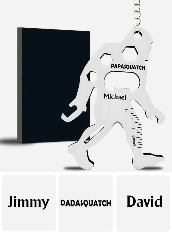 Dadsquatch - Personalized Father Metal Multitools Sheet
