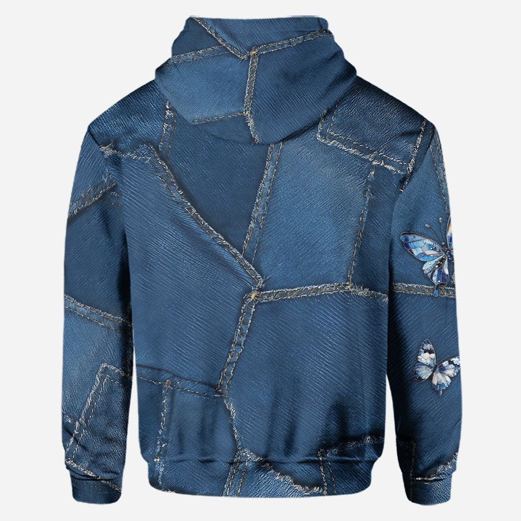 Just A Girl Who Loves Butterflies - Personalized Butterfly Hoodie and Leggings