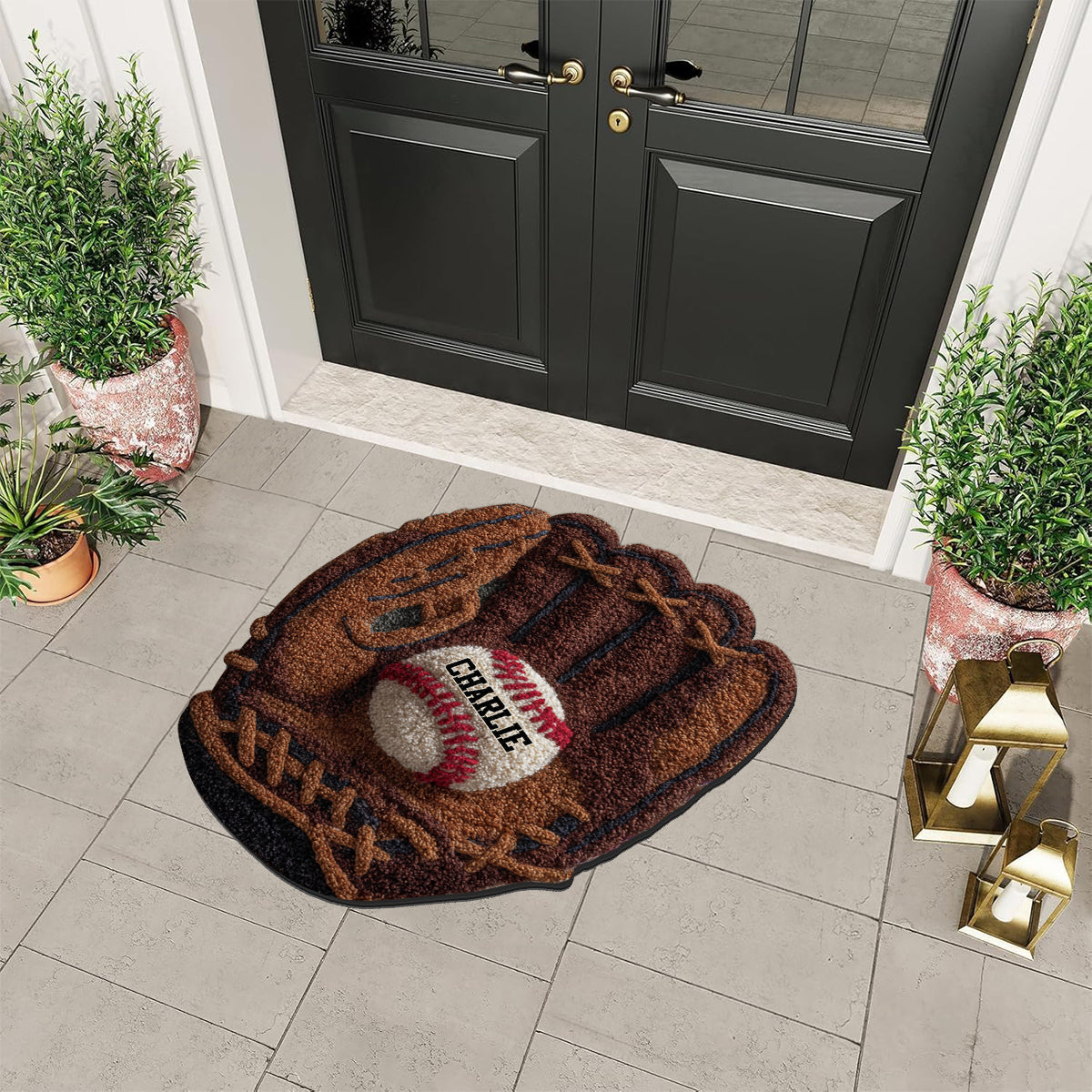Gameday - Personalized Baseball Non-Slip Tufted Rug