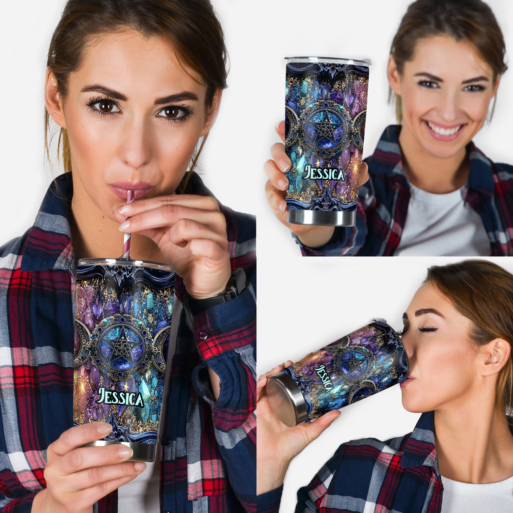 Tripple Moon - Personalized Witch Tumbler