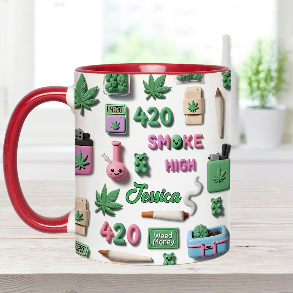 Stoner Chic - Personalized Weed Accent Mug