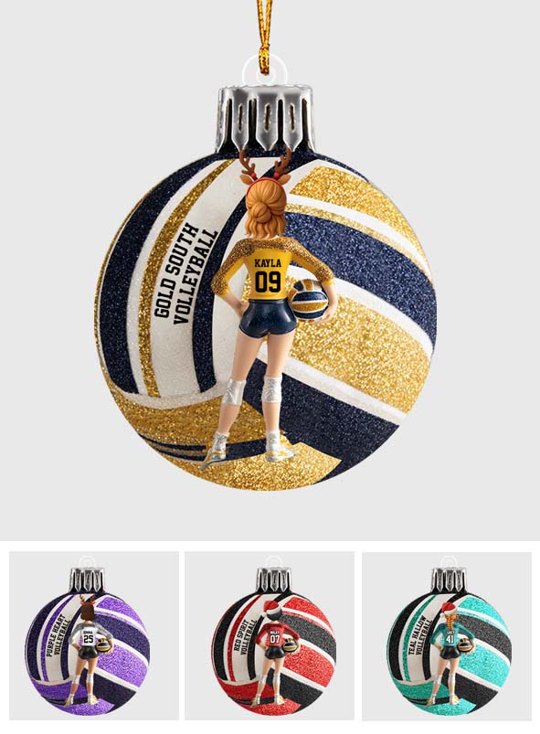 Passionné(e) de volley-ball ? - Ornement de volley-ball personnalisé