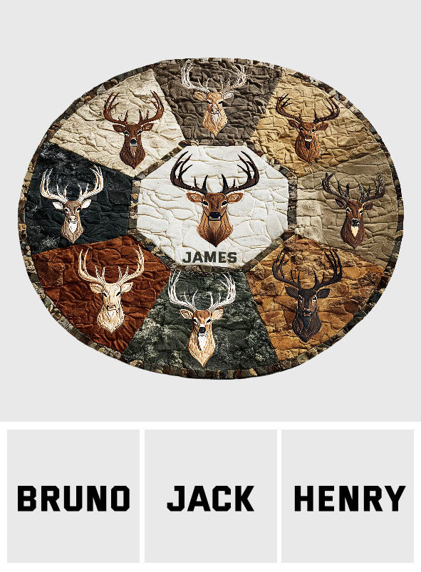 Saison de la chasse - Tapis de chasse antidérapant personnalisé