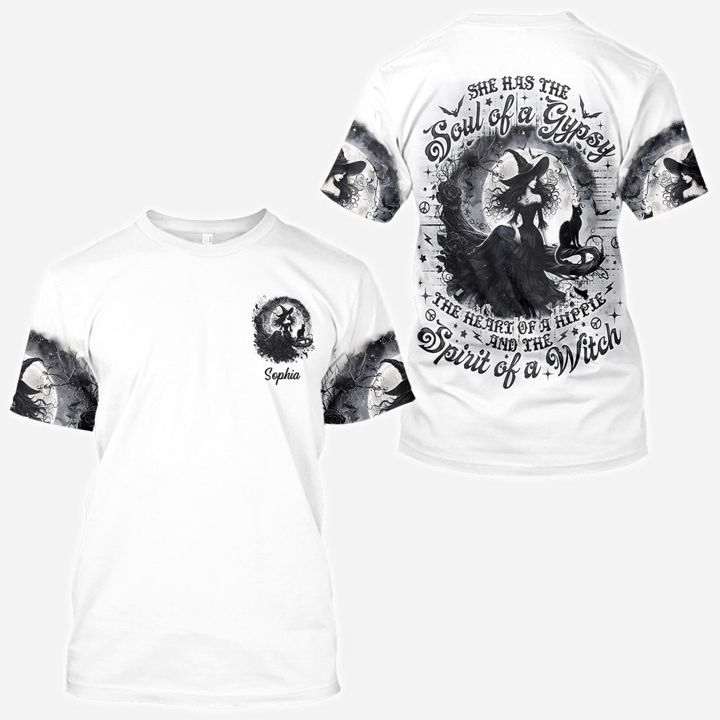 Spirit Of A Witch - Personalized Witch All Over Shirt