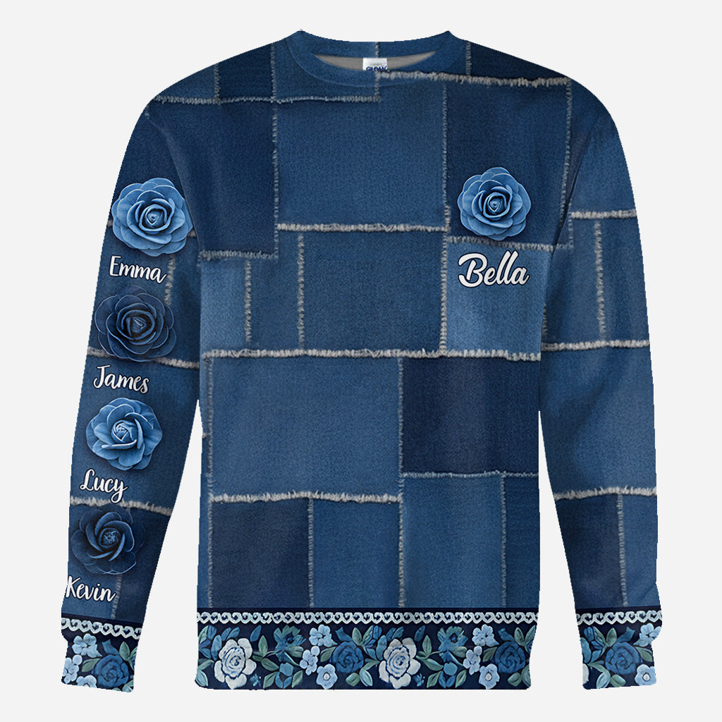 Best Gift For Mom, Grandma - Personalized Mother All Over Shirt