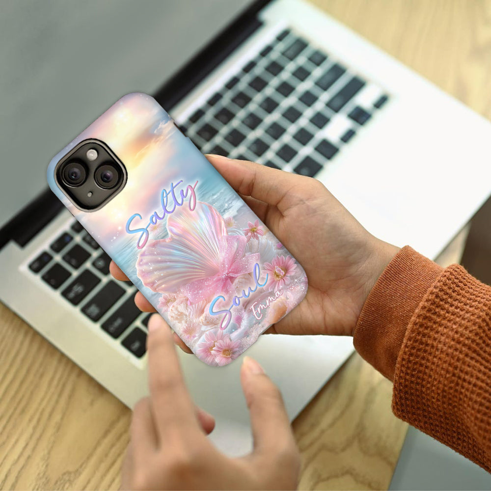 Salty Soul - Personalized Sea Lover Full Print Phone Case