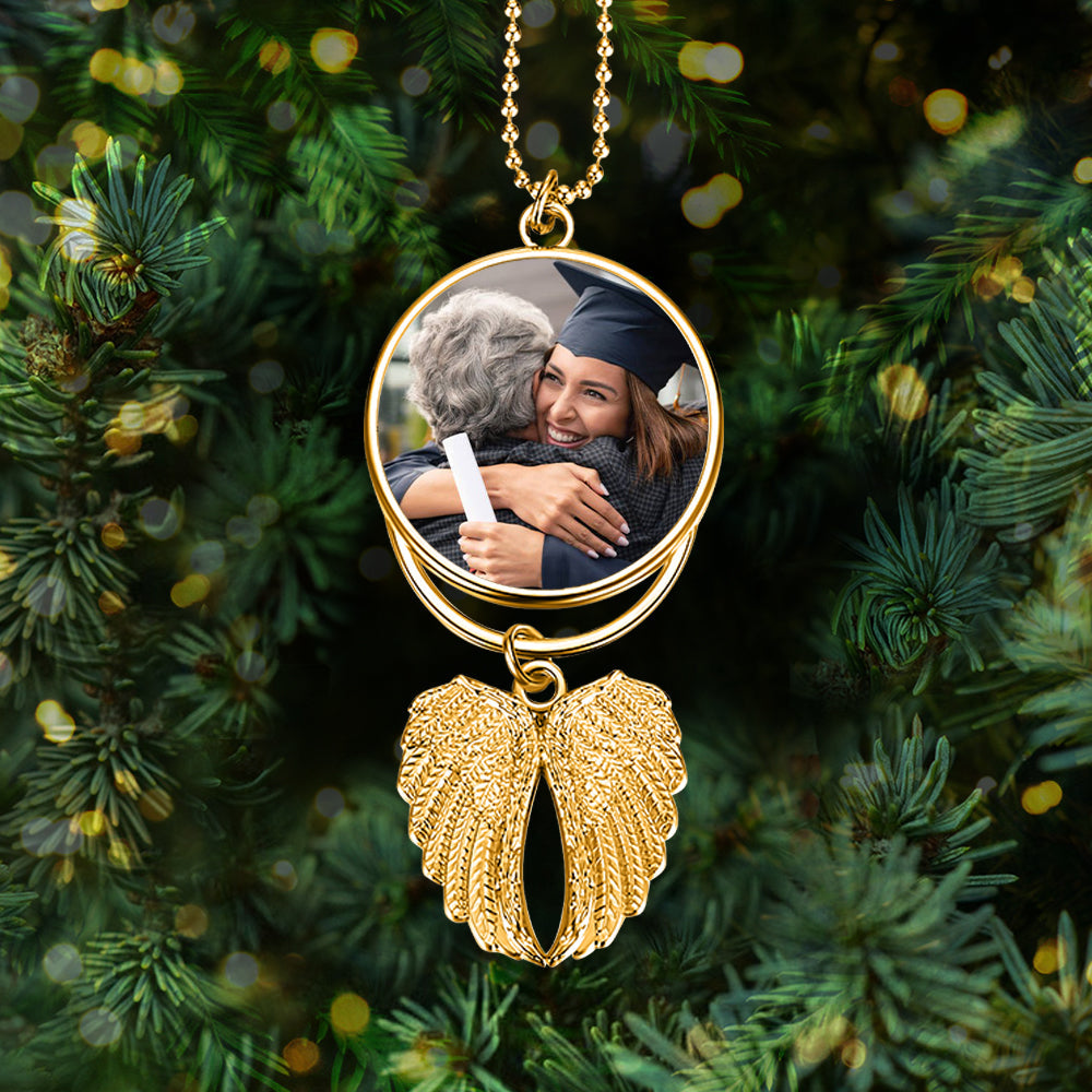 Happy Graduation - Personalized Graduation Wings Ornament