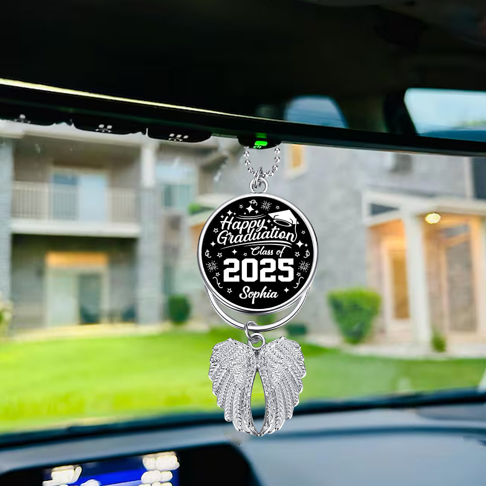 Happy Graduation - Personalized Graduation Wings Ornament