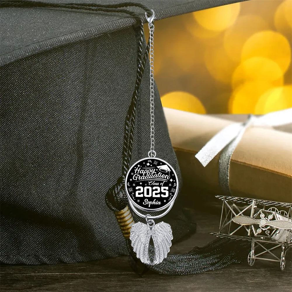 Happy Graduation - Personalized Graduation Wings Ornament