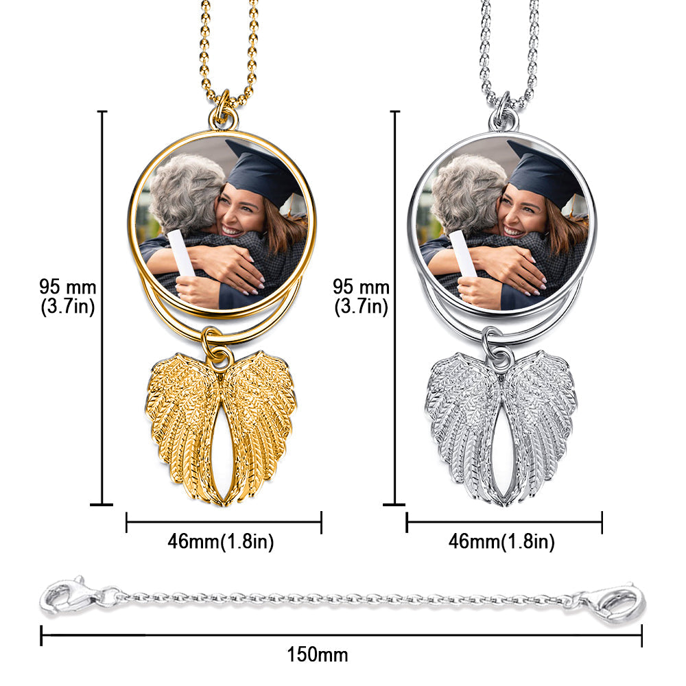 Happy Graduation - Personalized Graduation Wings Ornament