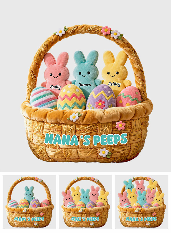 Cadeau de grand-mère pour maman, grand-mère - Coussin personnalisé en fausse fourrure en forme de grand-mère