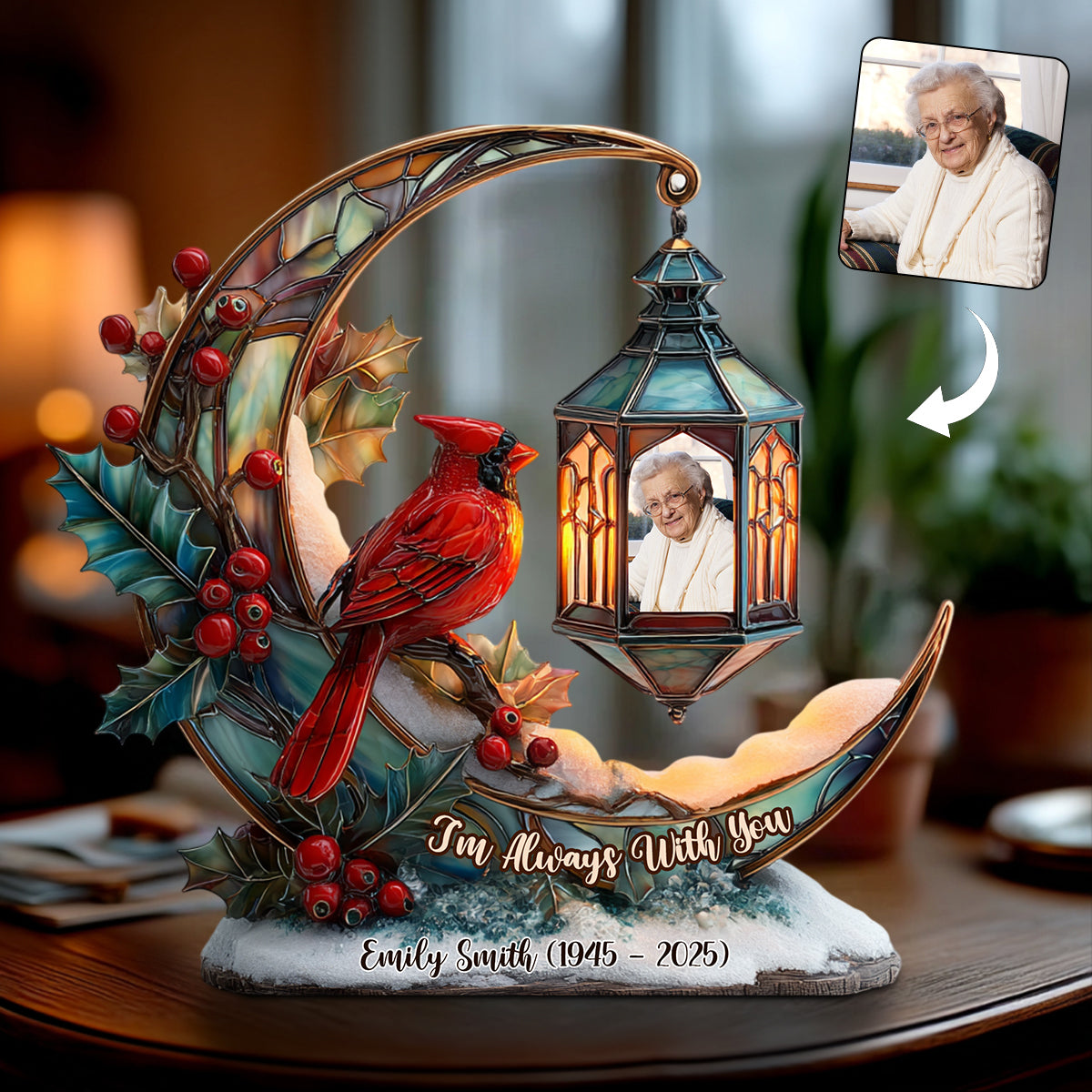 I'm Always With You - Personalized Memorial Custom Shaped Acrylic Plaque