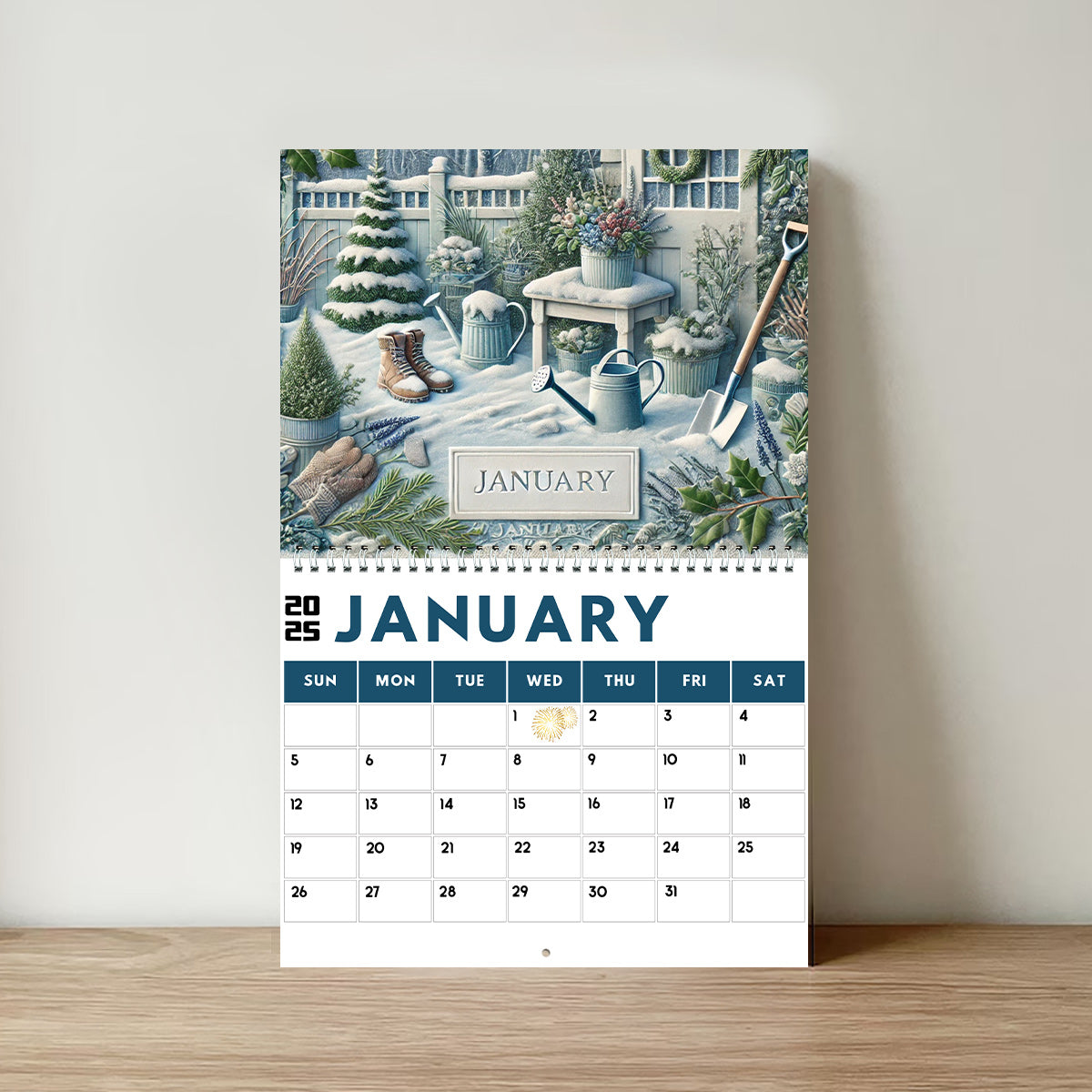 Gardening Lovers Calender - Personalized Gardening Wall Calendar & Desk Calendar