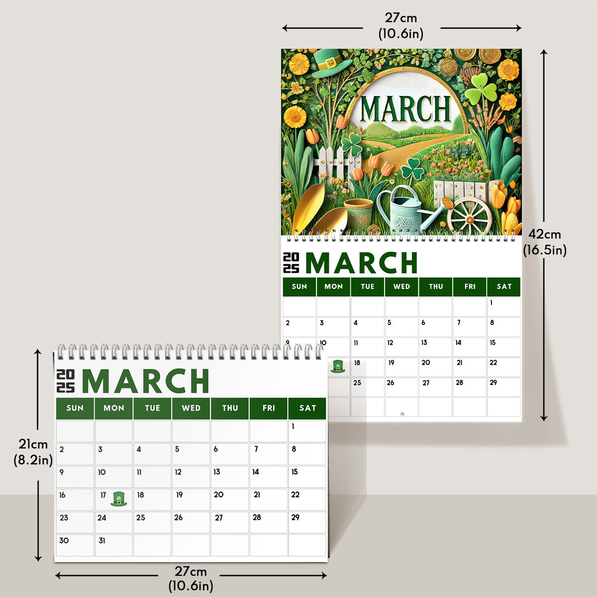 Gardening Lovers Calender - Personalized Gardening Wall Calendar & Desk Calendar