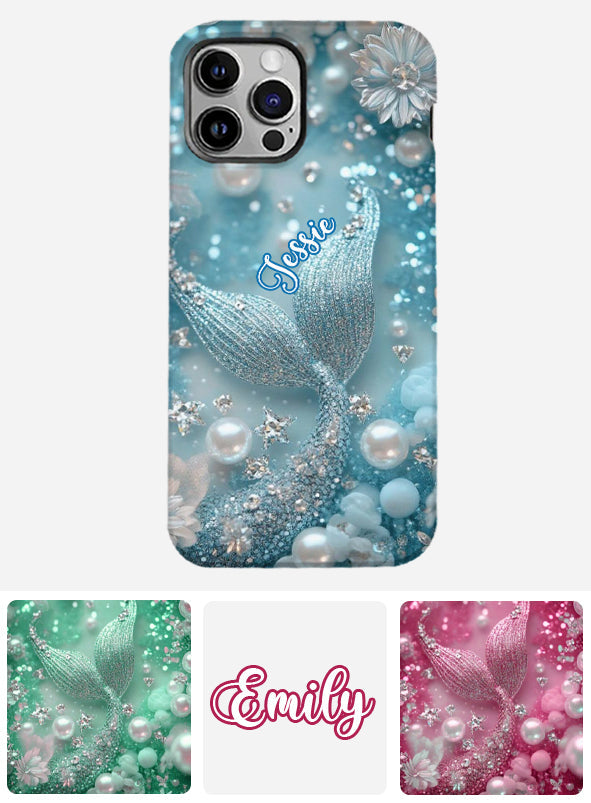 Petite plage salée - Coque de téléphone personnalisée pour amoureux de la mer avec impression intégrale