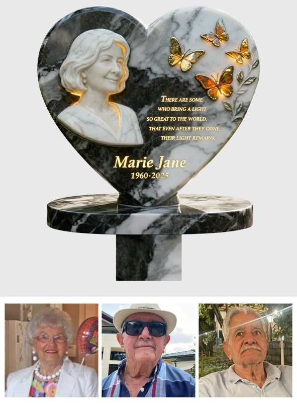 Wie man ohne dich lebt – Personalisierte Gedenk-Gartentafel aus Acryl / Acryl-Gedenktafel