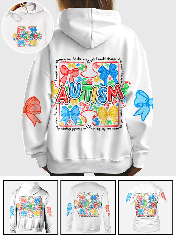 Ich würde die Welt für dich verändern – T-Shirt zur Sensibilisierung für Autismus