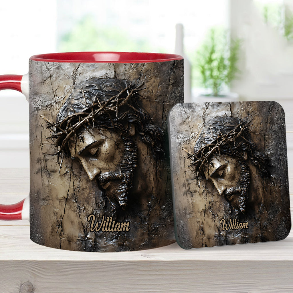 Faith Hope Love - Personalized Christian Accent Mug