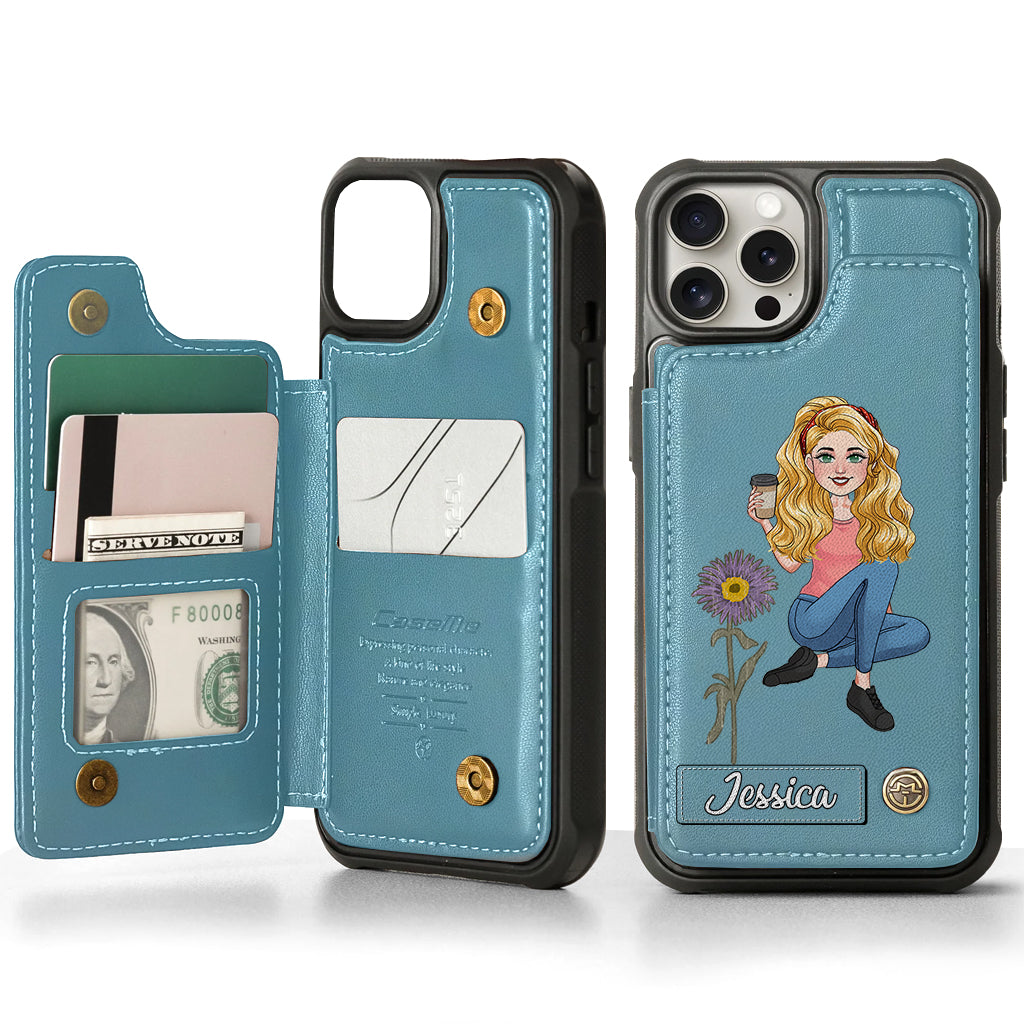 Gift For Friends Birth Month - Personalized Bestie Wallet Phone Case