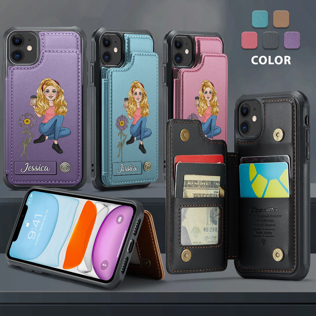 Gift For Friends Birth Month - Personalized Bestie Wallet Phone Case